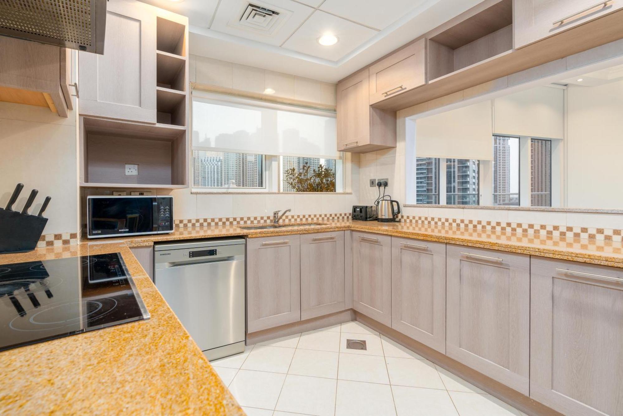 דובאי Vacay Lettings - Full Marina View 3 Bedroom Plus Maid Room מראה חיצוני תמונה