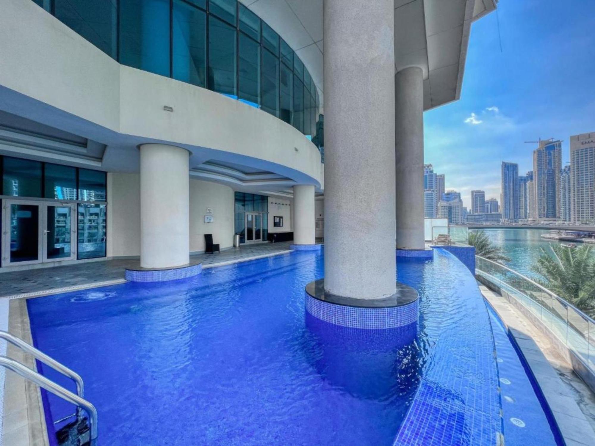דובאי Vacay Lettings - Full Marina View 3 Bedroom Plus Maid Room מראה חיצוני תמונה